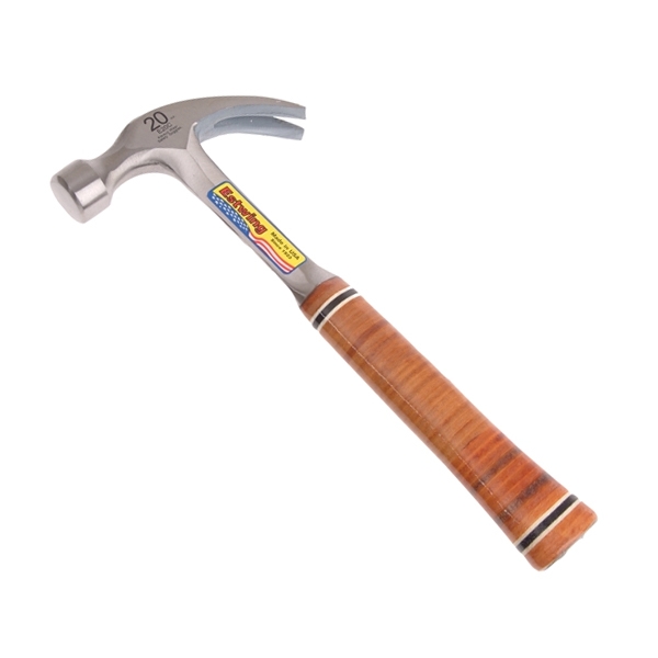 Estwing Claw Hammer - 16oz Leather Grip