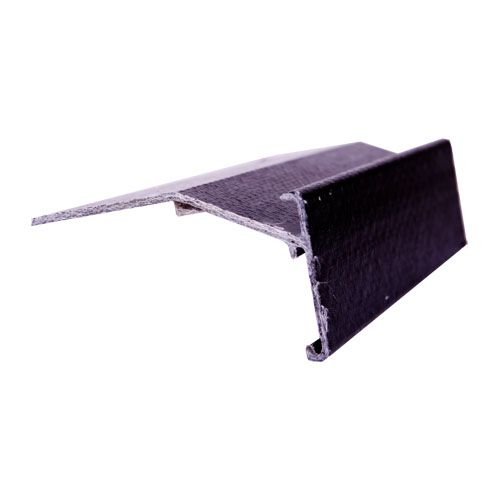 GRP Felt Drip Edge Trim 90mm Leg 50mm Face 2.5m Long - Black