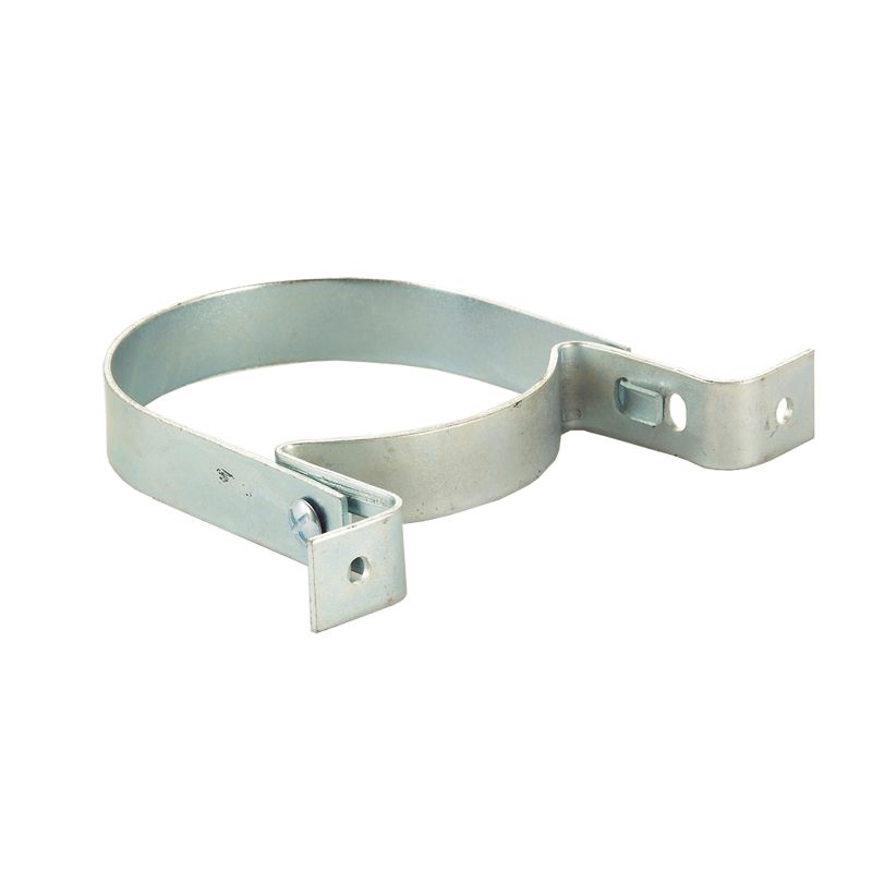 Brett Martin Plastic Guttering Industrial Downpipe Galvanised Metal Bracket - 110mm