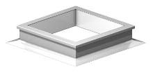 Whitesales PVC Em-Curb Upstand For 550mm Flat Roof