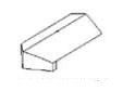 Marley Modern Block End Hip Tile - Anthracite