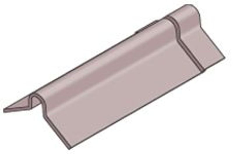 Marley Eternit 45 Degree Roll Top Ridge Blue/Black - 500mm Length ...