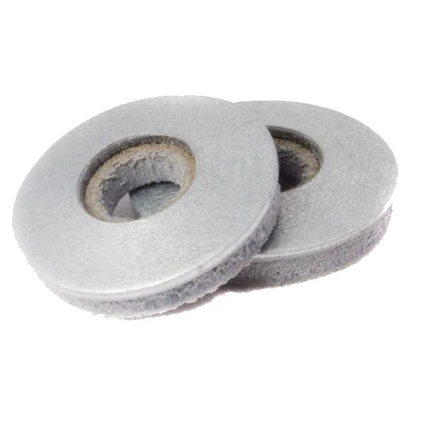 Galvanised Rubber Bonded Washers - Pack of 100