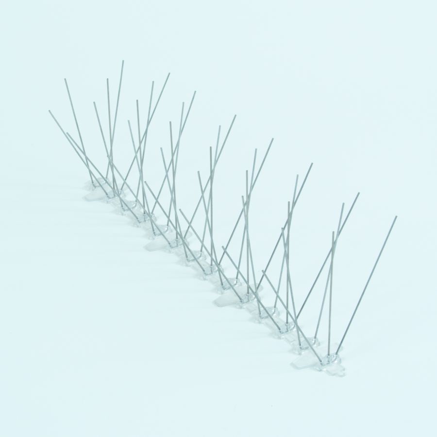 Defender 8 Medium Polycarbonate Pigeon Spikes - 1m (3x 330mm Sections)