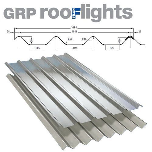 GRP Cape Fort Translucent Roof Sheets (Class 1)