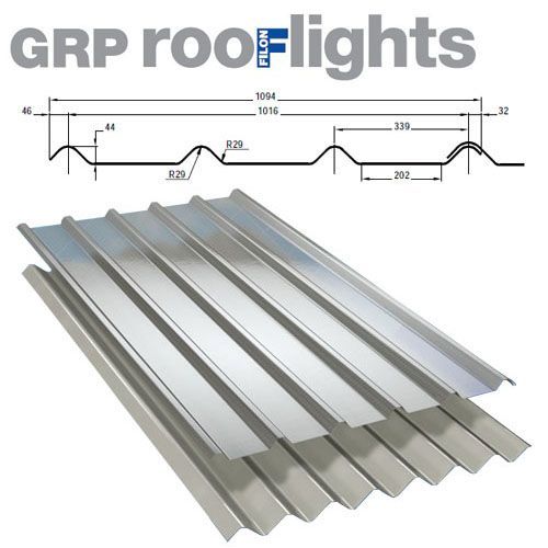 GRP Trafford Tile Translucent Roof Sheets (Class 1)