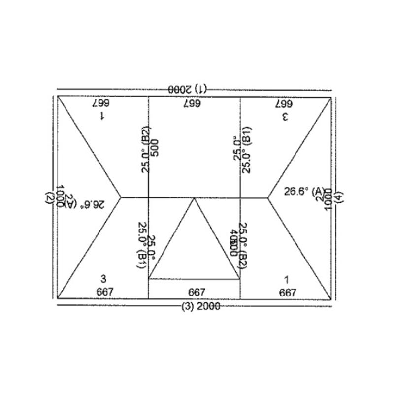 ATLAS Roof Lantern Grey on Grey with Opening Roof Vent 2m x 1m