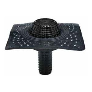 Wallbarn EPDM Drain Connector with Anti-Smell Siphon - 100mm