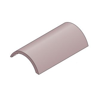 Marley Third Round Hip - Smooth Grey