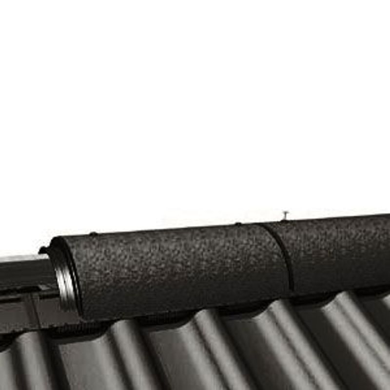 Forticrete Universal Half Round Ridge - Black | Roofing Superstore®