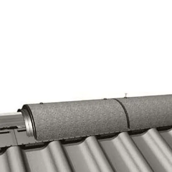 Half Rooun Ridge Forticrete Half Round Ridge - Granular Brown | Roofing Superstore®