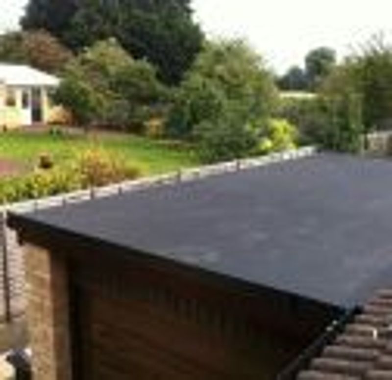 Hertalan EPDM Flat Rubber Roof Kit (24.5m2) 3.5m x 7m Roofing