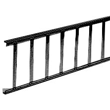 Roofing Superstore 3m Tile & Snow Guard - Powder Coated Steel (Black)