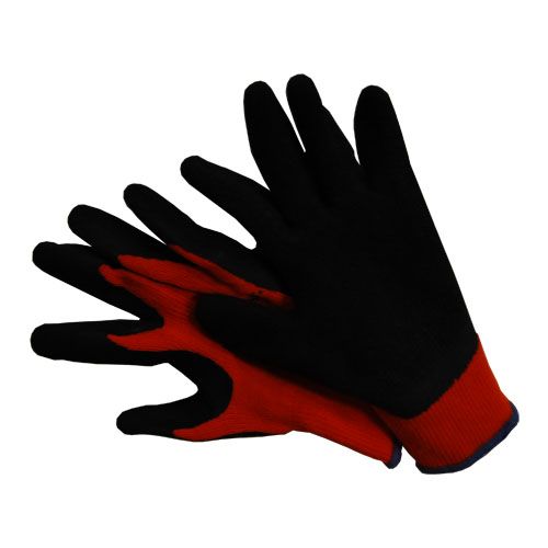 Black Latex Coated Light Thermal Lined Gripper Glove