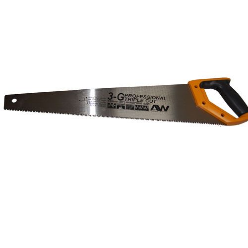 20'' 3G Triple Ground Hardpoint Hand Saw with Soft Comfort Handle Grip