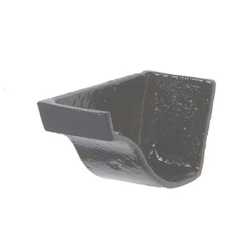 Cast Iron OG Guttering Internal Stopend 100mm Primed Finish Roofing