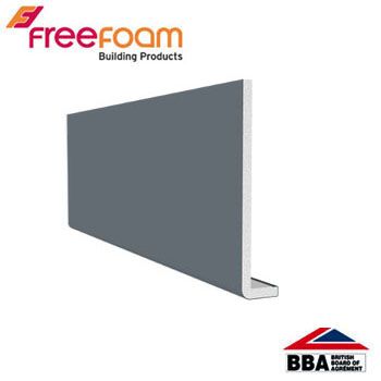  uPVC 175mm Fascia Board (10mm Cappit Square Edged) 5m - Dark Grey