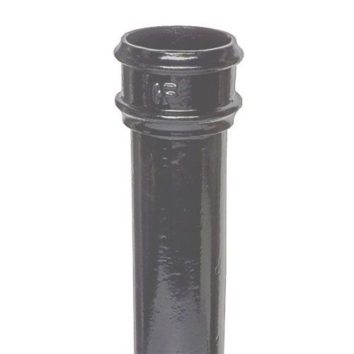 Product image for Cast Iron Round Downpipe 75mm x 1.2m Length - Primed Finish