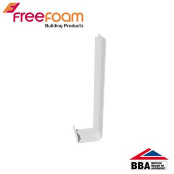 uPVC Fascia Board Joiner (Square Edge) 300mm - White