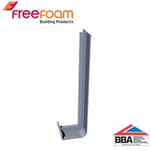 uPVC Fascia Board Joiner (Square Edge) 300mm - Storm Grey
