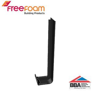 uPVC Fascia Board Joiner (Square Edge) 300mm - Black