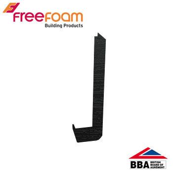 uPVC Fascia Board Joiner (Square Edge) 300mm - Black Ash
