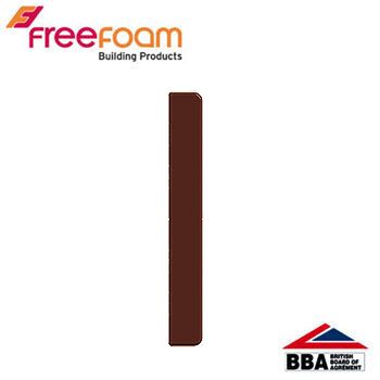 uPVC Fascia Board End Cap (Square Edged) - 300mm Brown