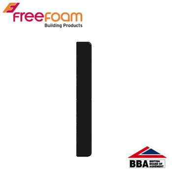 uPVC Fascia Board End Cap (Square Edged) - 300mm Black