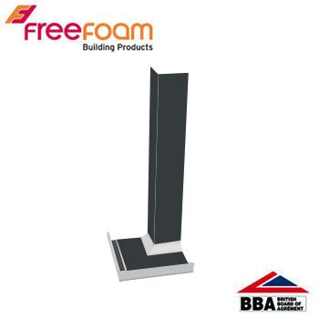 uPVC Fascia Board Internal Corner (Square Edge) 300mm - Anthracite