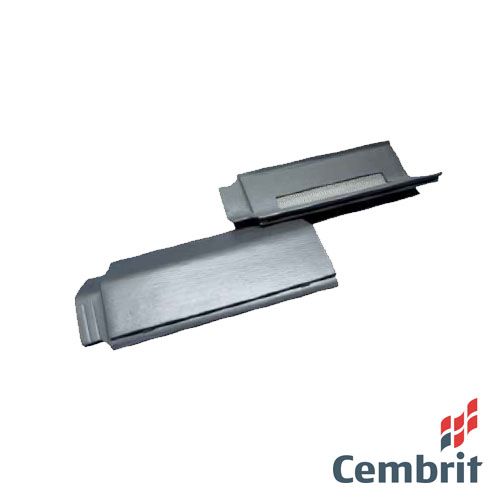 Cembrit 120 degree Continuous Fibre Cement Vented Ridge - 525mm Length ...