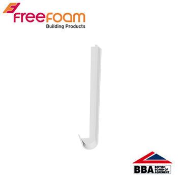 uPVC Fascia Board Joiner (Bullnose) 600mm - White