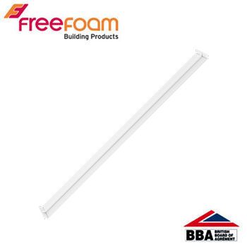 uPVC Fascia Board Joiner (Double Ended Flat Profile)  600mm - White