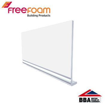  uPVC 300mm Fascia Board (10mm Cappit Ogee Profile) 5m - White