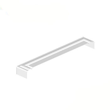uPVC Ogee Profile Fascia Board Moulded Corner (300mm) - White
