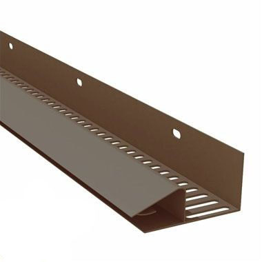 Manthorpe Continuous Soffit Vent (10,000mm2) - 2.44m Brown