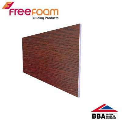 uPVC 225mm Soffit Board (10mm General Purpose) 5m - Rosewood