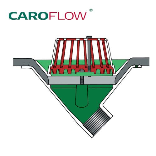 aluminium-roof-rainwater-outlet-45-degree-threaded-dome-grate