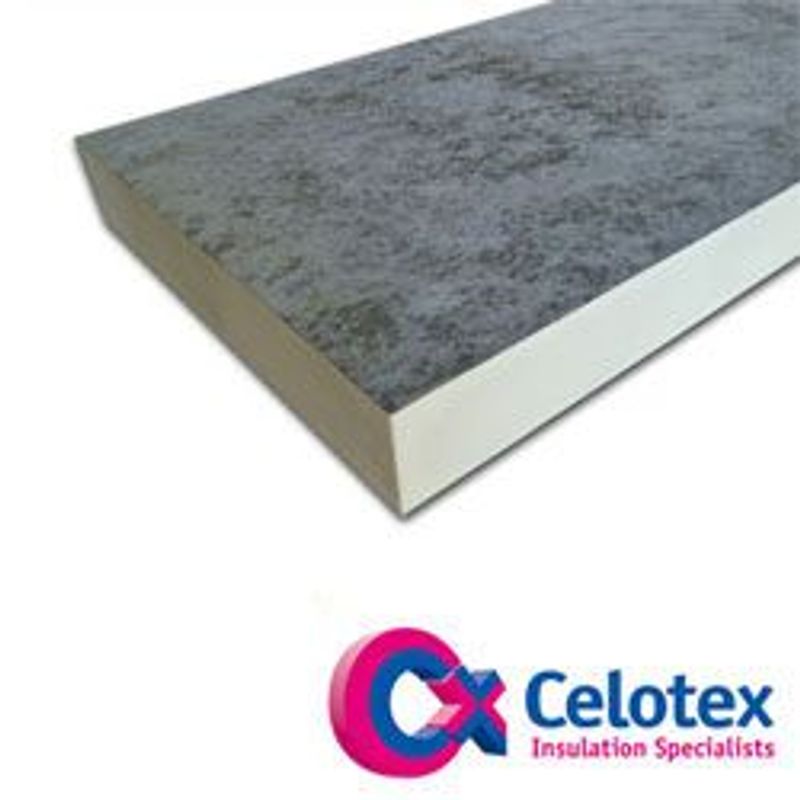 Celotex TC3090 Flat Roof Insulation 90mm x 1200mm x 600mm Pack of 5