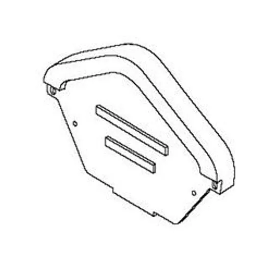 Modern Ridge End Cap Marley Modern Ridge End Cap - Grey | Roofing Superstore®