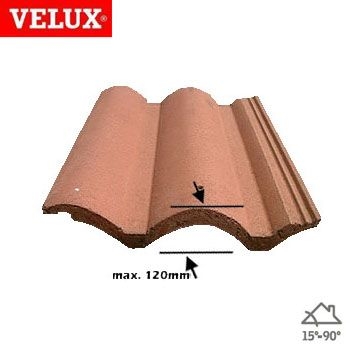 VELUX EDW MK06 0500 120mm Conservation Tile Flashing - 78cm x 118cm