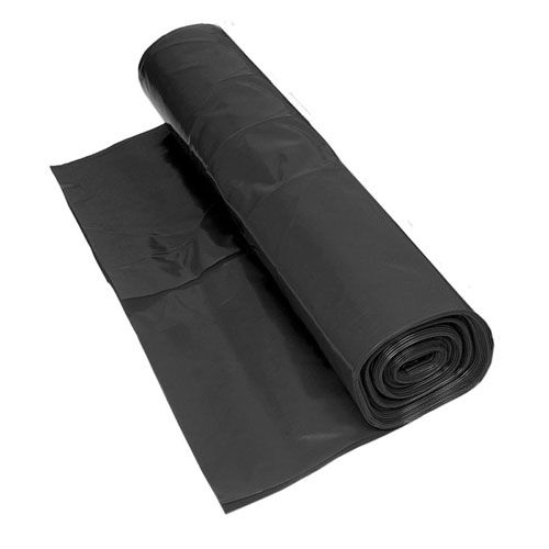 Visqueen Black Polythene Damp Proof Membrane 250mu - 4m x 25m
