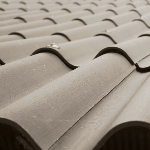 DISCON - Fibre Cement Profile Roof Sheet (Natural Grey) - 1220mm (4ft ...