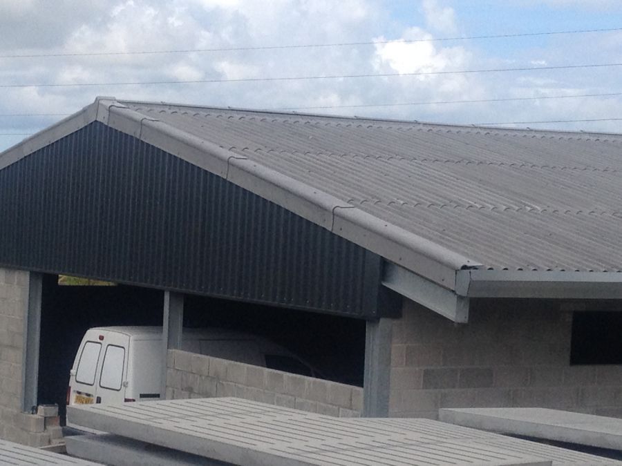 DISCON - Fibre Cement Profile Roof Sheet (Natural Grey) - 1220mm (4ft ...