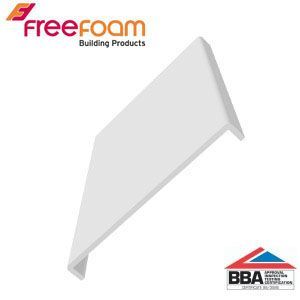 uPVC 410mm Fascia Board (10mm Cappit Double Edged Square)2.5m - White