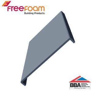  uPVC 605mm Fascia Board (10mm Double Edged Square) 2.5m - Dark Grey