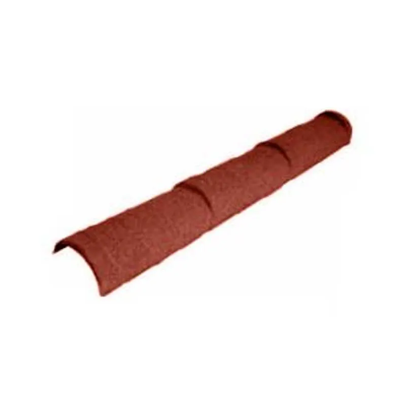 Metal Ridge Riser Tile Metrotile Triple Barrel Ridge Metal Roof Tile - Red | Roofing Superstore®
