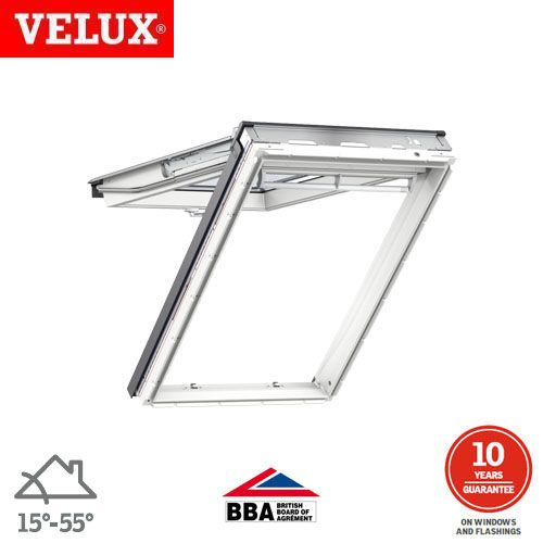 VELUX GPU SK08 0066 White Top Hung Window Triple Glazed 114cm x 140cm