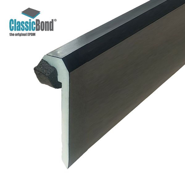 Sure Edge 2m uPVC Raised Edge Kerb Trim for EPDM Roof Systems - Black