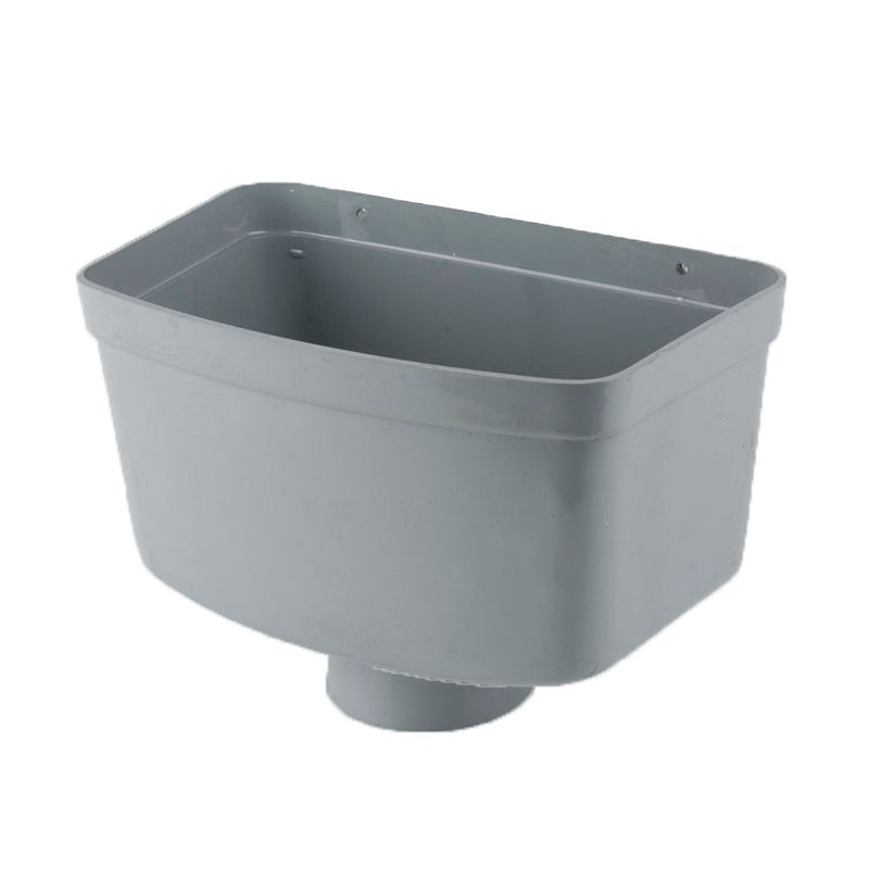 Brett Martin Guttering Industrial Downpipe Rainwater Head Hopper 110mm - Grey