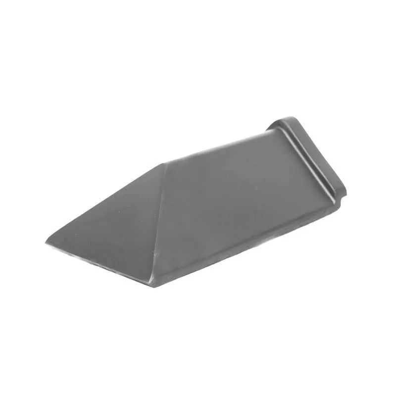 125 Angled Ridge GRC 450mm Capped Angle Ridge Hip End 125 Degree - Slate Grey | Roofing ...